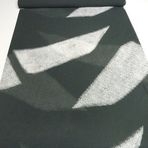 Fabric viscose chiffon georgette abstract print grey white dress fabric blouse fabric