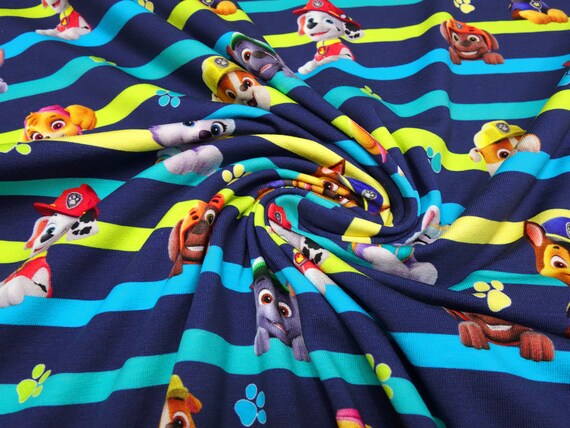 Paw patrol jersey fabric sales