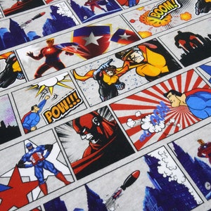 Baumwollstoff Marvel Stoff Meterware Jersey Superhelden Marvel