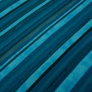 Fabric cotton sweatshirt fabric stripes petrol blue turquoise striped dress fabric children&#39;s fabric