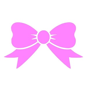 Bow Tie Decal Cute Fun Car Window Wall Vinyl Choose Color and Size Free Shipping