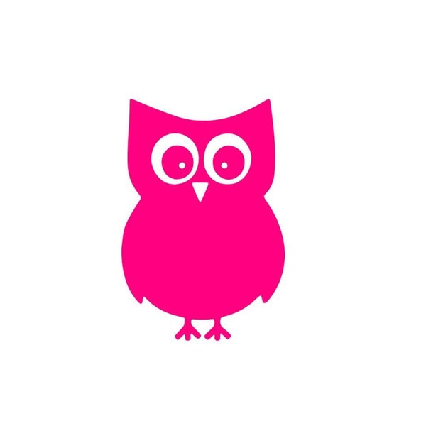 OWL Vinyl Decal Sticker Car Window Laptop Wall Choose Size and Color