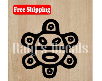 Sol Taino Sun Logo Vinyl Decal Sticker Car Window Laptop Wall Choose Size and Color