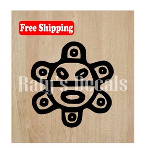 Taino Sun Logo Vinyl Decal Sticker - Car, Laptop, Wall Decor