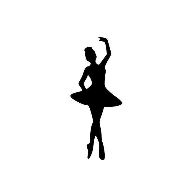 BALLERINA SILHOUETTE DANCER 5 Vinyl Decal Sticker Ballet Dancer Choose Size and Color Free Shipping