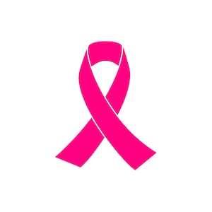 Cancer Awareness Ribbon Vinyl Decal Car Window Computer Laptop Iphone Choose Size and Color
