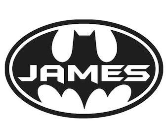 Decals Batman logos Waterslide Decals Various Sizes
