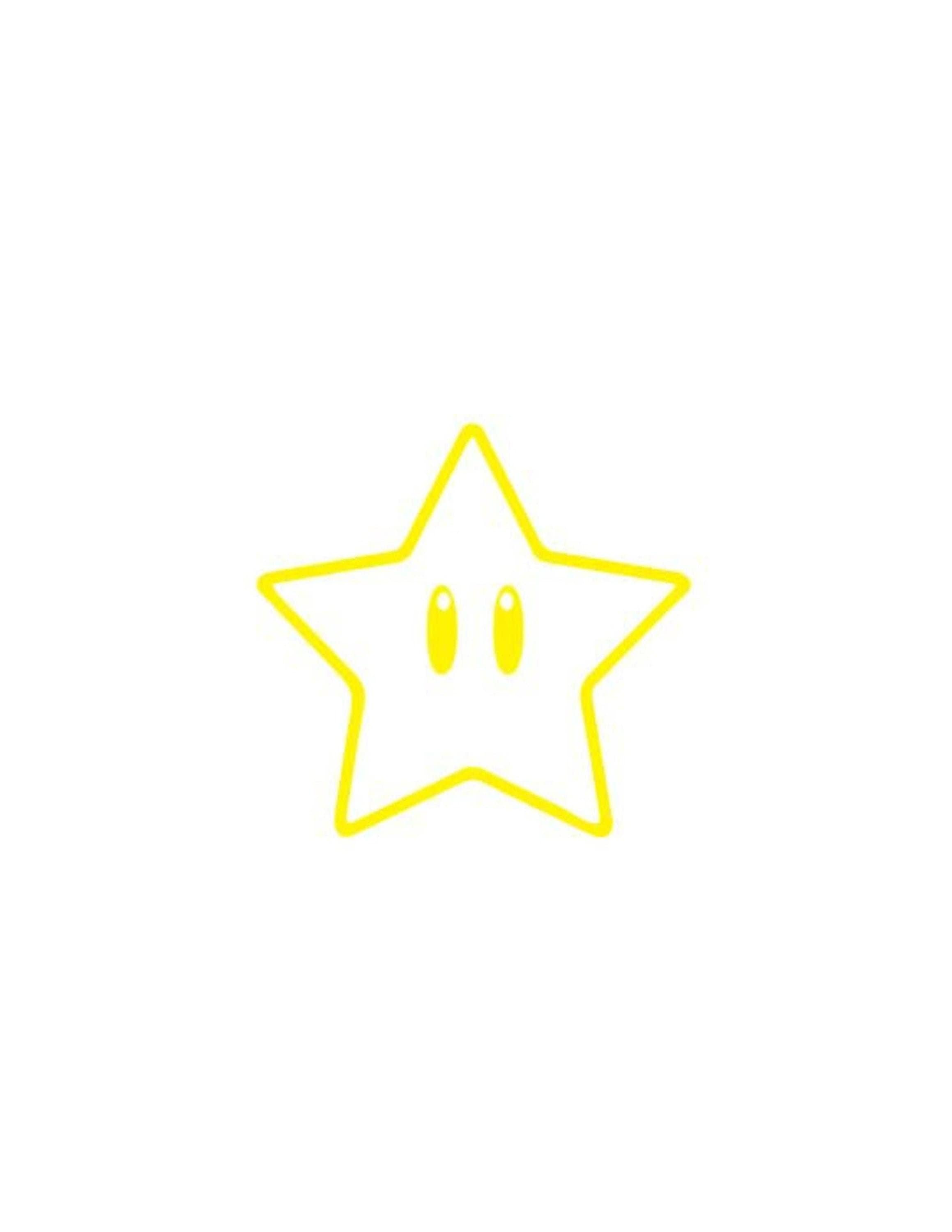 Printable Super Mario Star Printable Super Mario Star