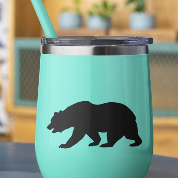 BEAR Vinyl Decal Sticker Zoo Forest Park Car Window Laptop Wall Choose Color and Size