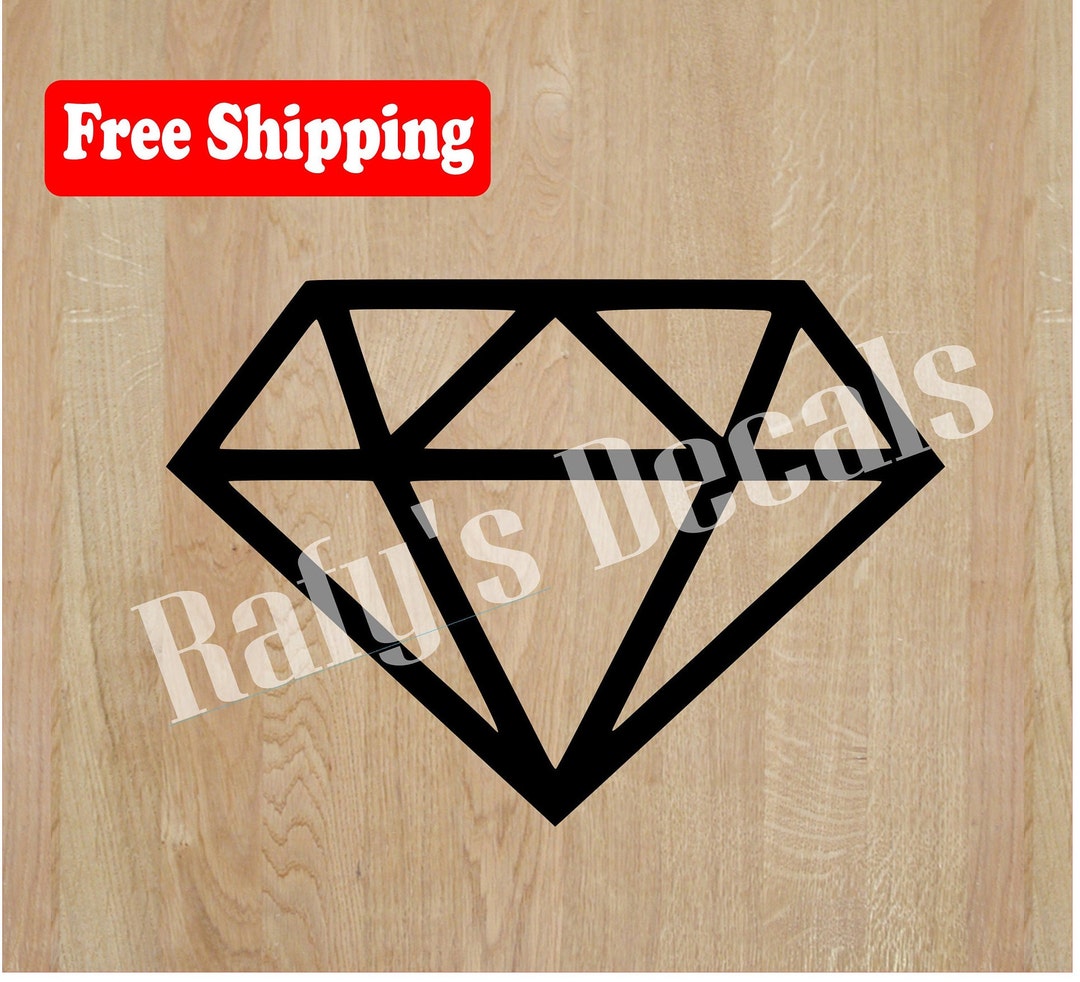 Diamond Vinyl Decal Sticker - Car, Laptop, Tablet - Etsy