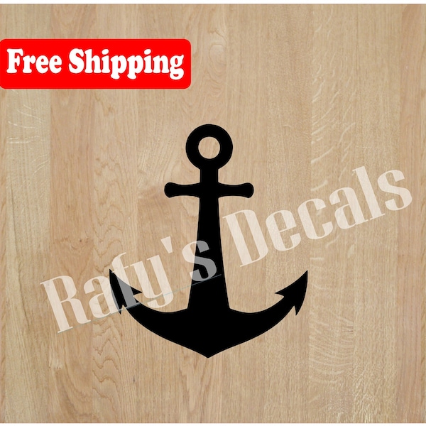 Anchor Vinyl Decal Sticker Car Window Laptop Wall Choose Size and Color