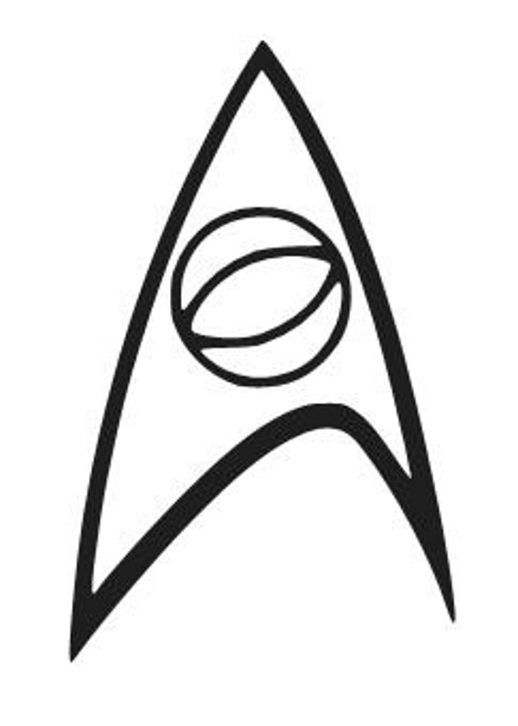 Star Trek Starfleet Symbol Logo Car or Truck Window Laptop Decal Sticker