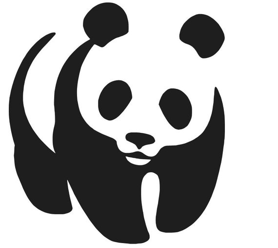 Cute Panda Vinyl Decal /"Sticker/" For Car or Truck Windows Laptops etc