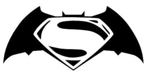 Batman Vs Superman Logo Vinyl Decal Sticker Car Window Laptop Etsy