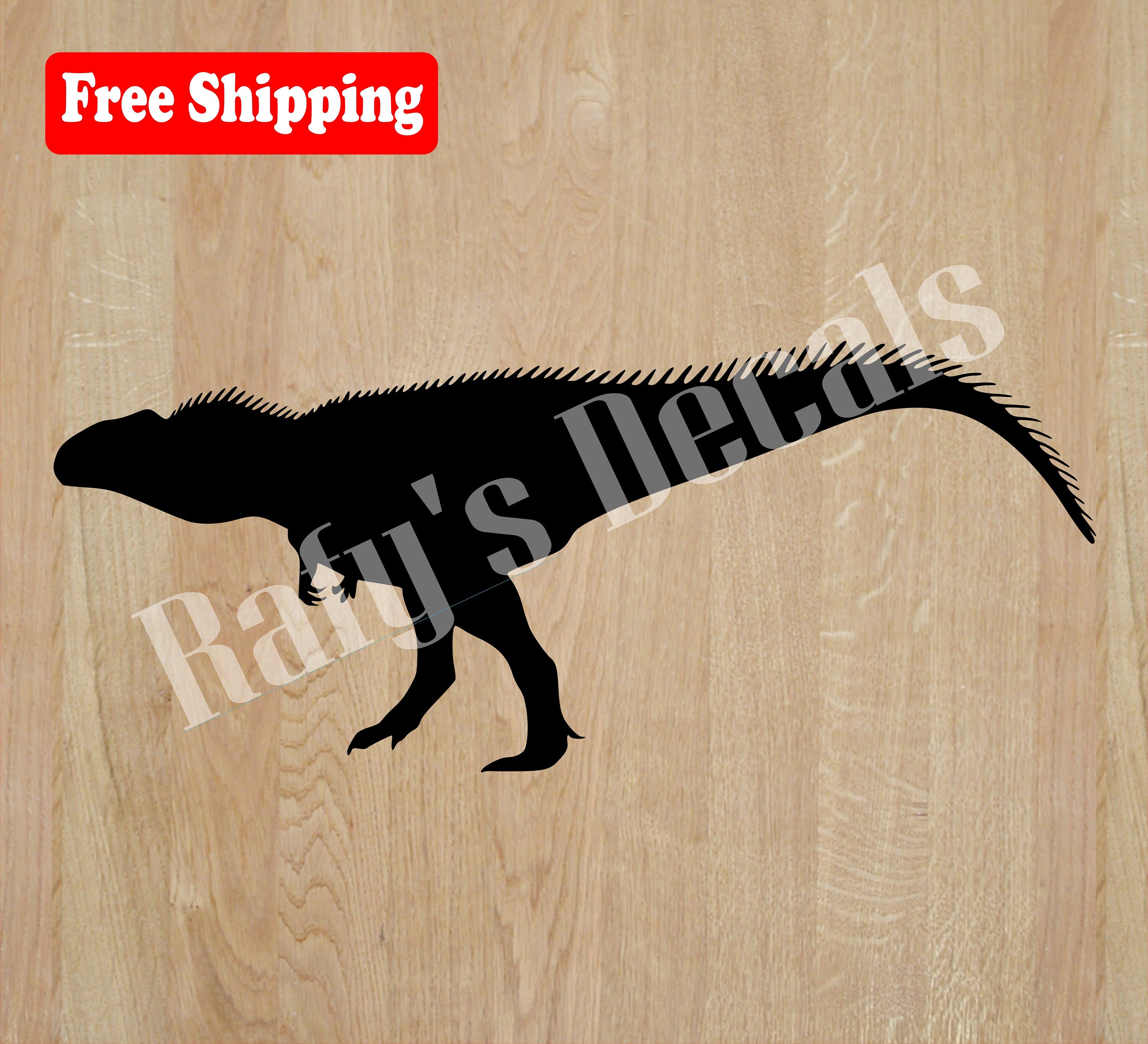 Giganotosaurus Dinosaur Vinyl Decal Car Window Phone Computer iPhone Free Shipping