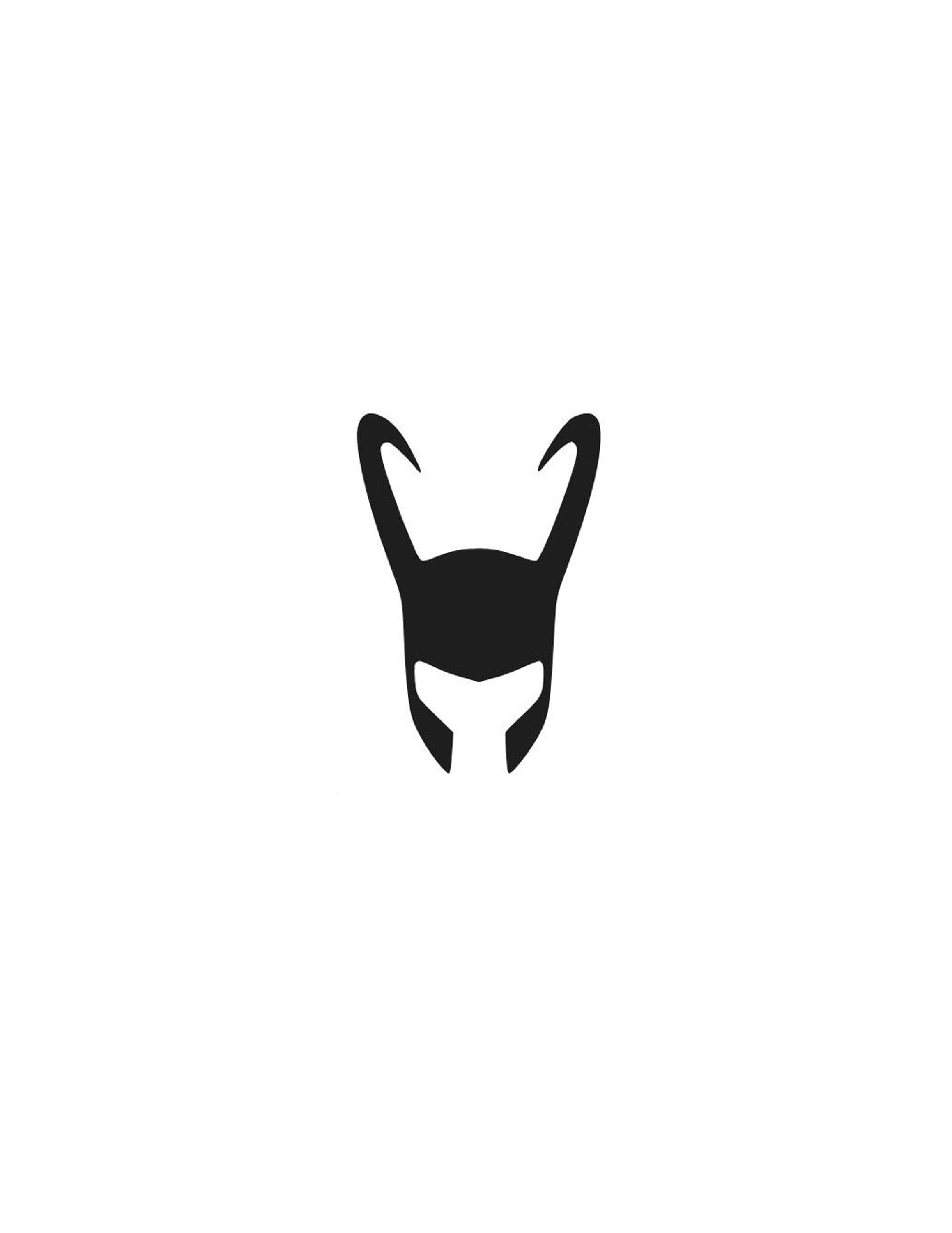 LOKI HELMET Vinyl Decal Sticker Car Window Laptop Wall Choose Size an…