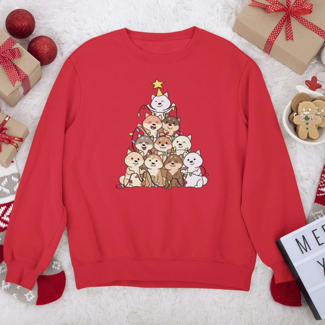 Shiba Inu Sweater, Dog Mom Sweatshirt, Shiba Inu Gifts for Her