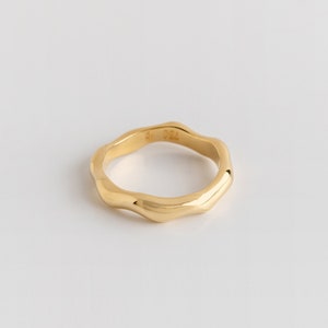 Branch Ring (Wide) ⦁ Men&#39;s Threads Band ⦁ Men&#39;s Wedding Ring ⦁ Ring 18k Yellow Gold Wedding Band ⦁ Berman