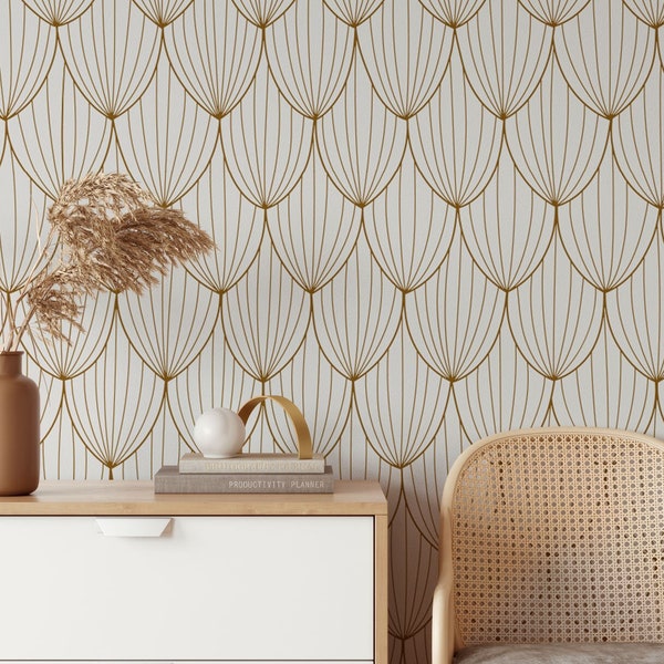 Removable Wallpaper Gold - Etsy
