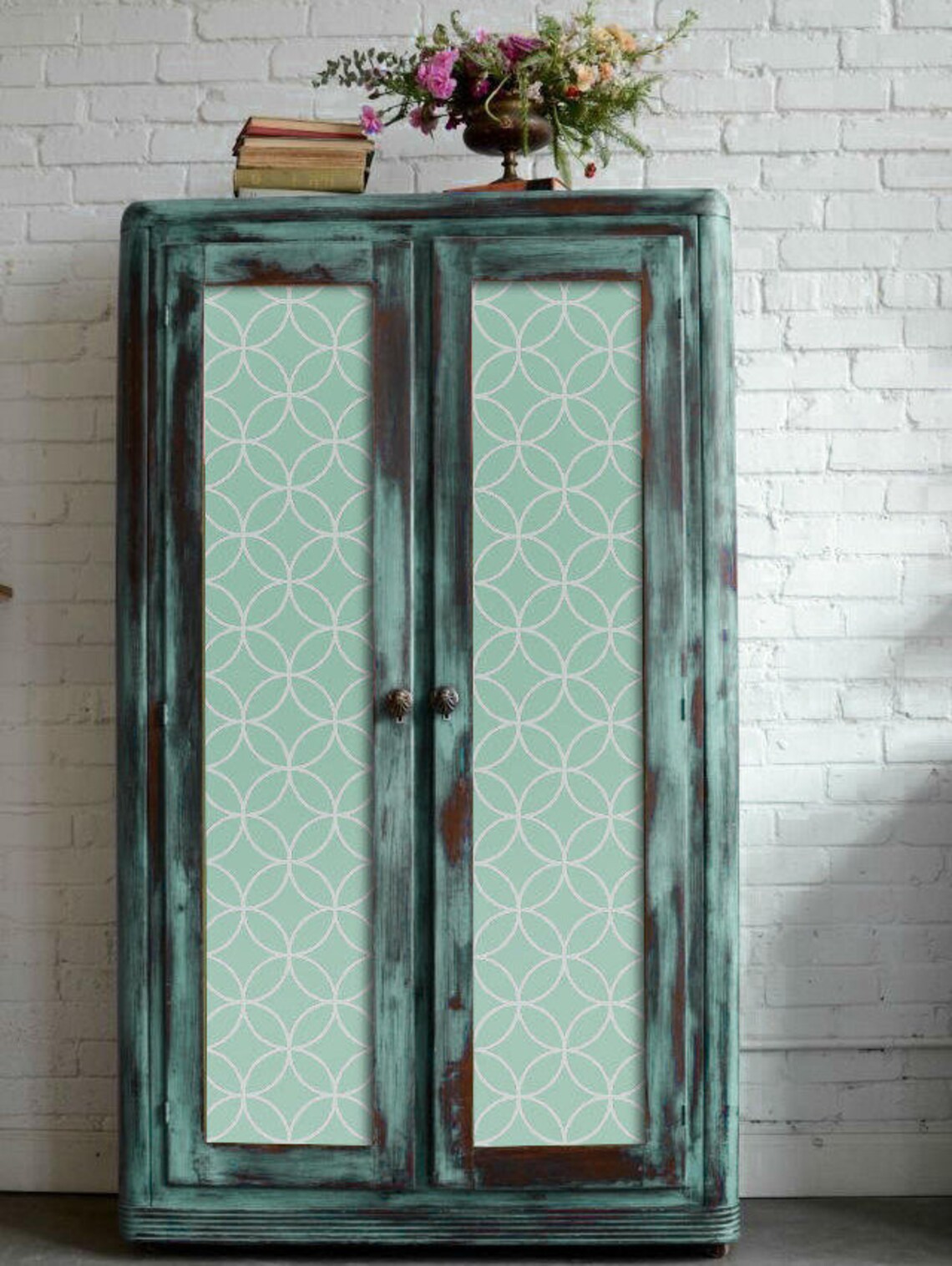 Self adhesive vinyl temporary removable wallpaper wall decal Etsy