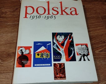 History of communist Poland 1956 -1965 Historical Polish book, photoalbum Soviet history of art propaganda poster architecture folk economy