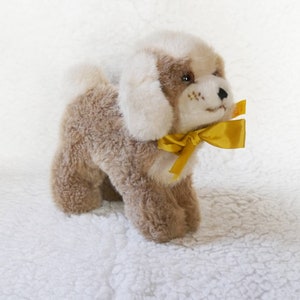 STEIFF dog &quot;Drolly&quot;, Steiff animal dog 081316, soft toy Steiff, Steiff Germany, teddy art, vintage toy