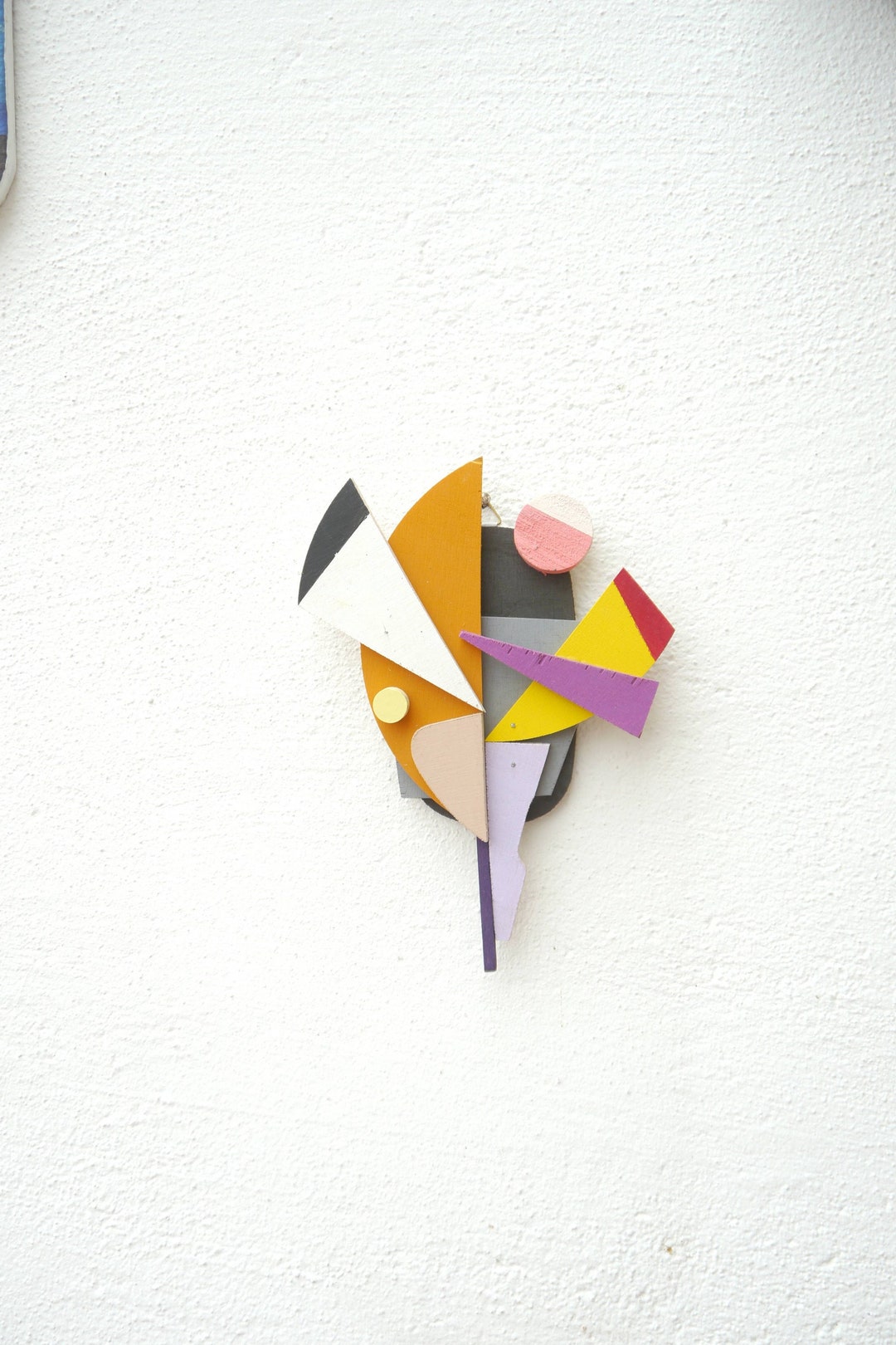 Wood Assemblage Sculpture, Wood Wall Hanging, Neoplasticism, Wood Wall Relief, Hanging Wood