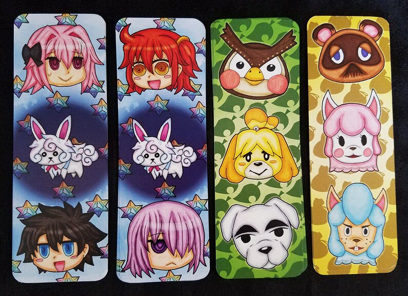 Bookmarks (Fate/GO & Animal Crossing) 