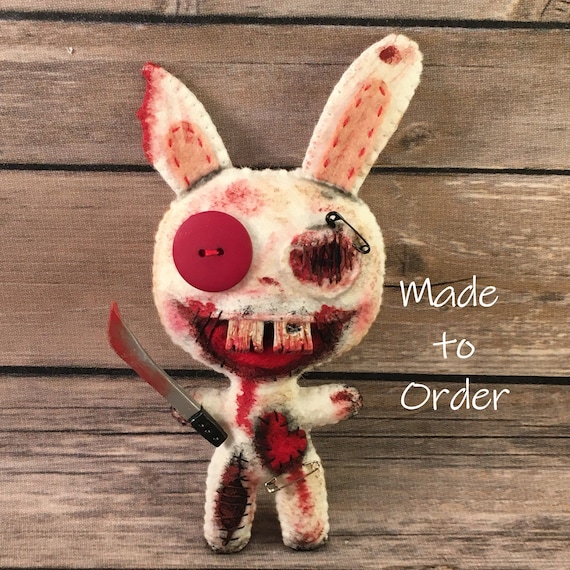 creepy bunny doll