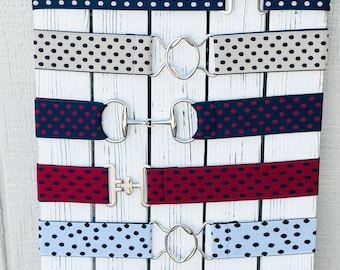 Equestrian Belts • 2 inch • Adjustable • Elastic • Dots Collection