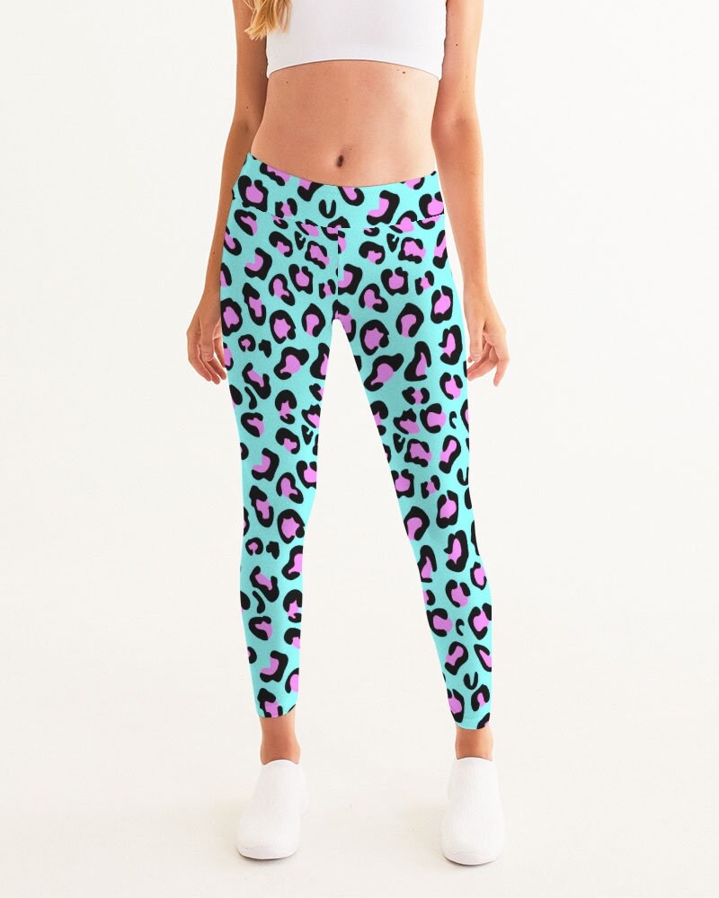 Image of Women's Yoga Pants Funky Cheetah Print
