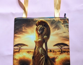 Lioness King Tote Bag