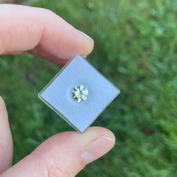 Precision Cut Mint Grossular Garnet from Merelani, Tanzania