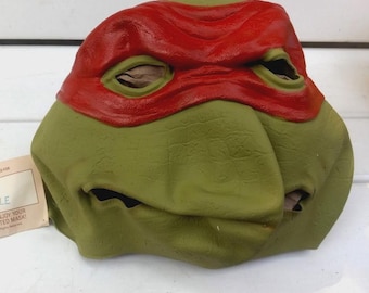 1989 Don Post Vintage Ninja Turtle Mask - Raphael   New With Tags!