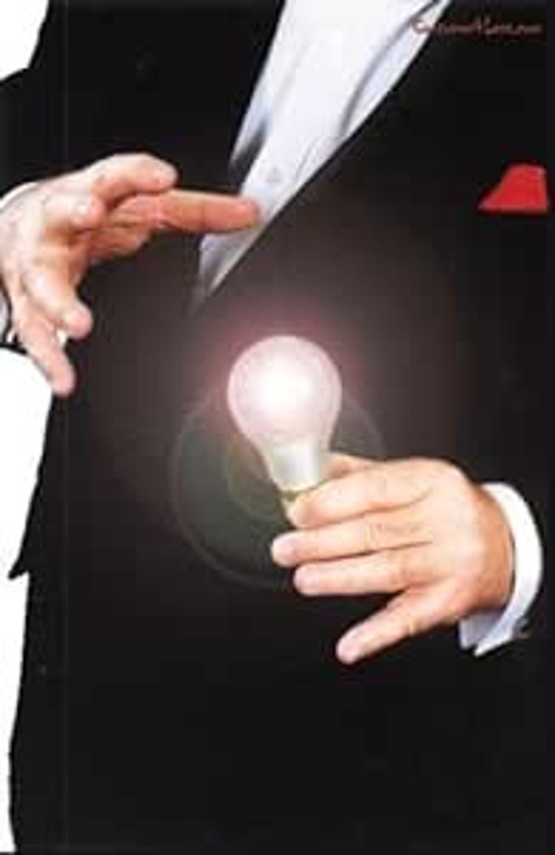 Uncle Fester Light up Bulb Ring Model......lights up in Hand Halloween