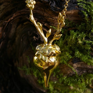 Pendentif Boite à Parfum en vermeil