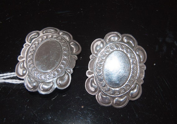 Sterling silver, classical, vintage, earrings, so… - image 1