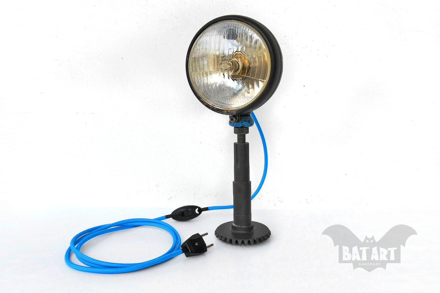 Vintage Desk lamp Vintage car headlight Lighting Fixture Etsy