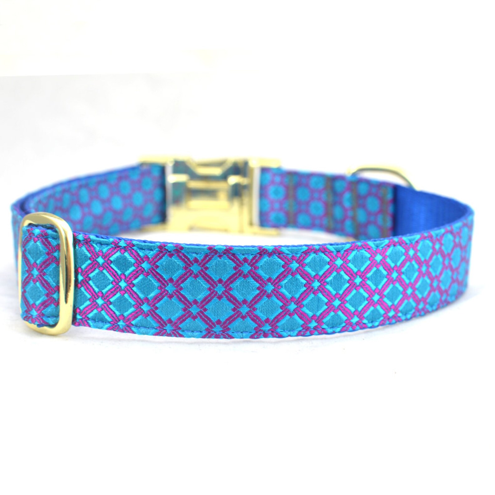 Dog Collar with Personalized Buckle Chinese Shiny SILK Etsy