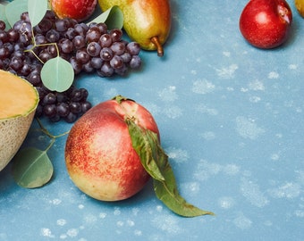 Granite - Blue + Your Choice Double Sided Photography Background