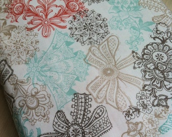Michael Miller Fabric - Wedding Love Lace Bloom in Sorbet