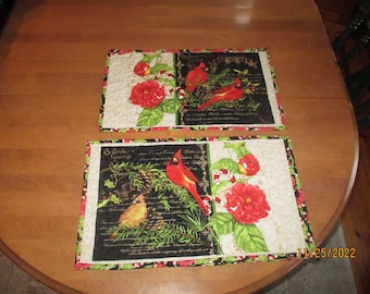 Placemats (2) Christmas reversible