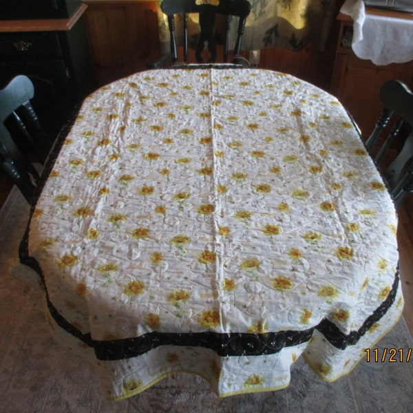 Quilted Tablecloth Etsy