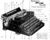 Remington Noiseless 1930s Typewriter Instruction Users Manuals For Portable 1 Noiseless, Deluxe Noiseless 7, Noiseless 9 Desk Model, Model 8