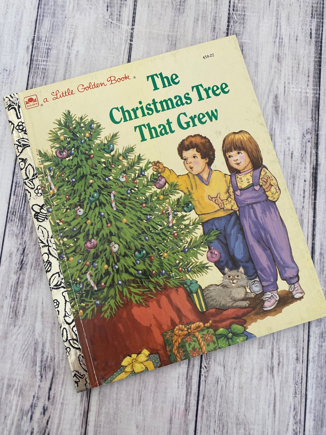 Vintage Children's Christmas Book the Christmas Tree That Grew