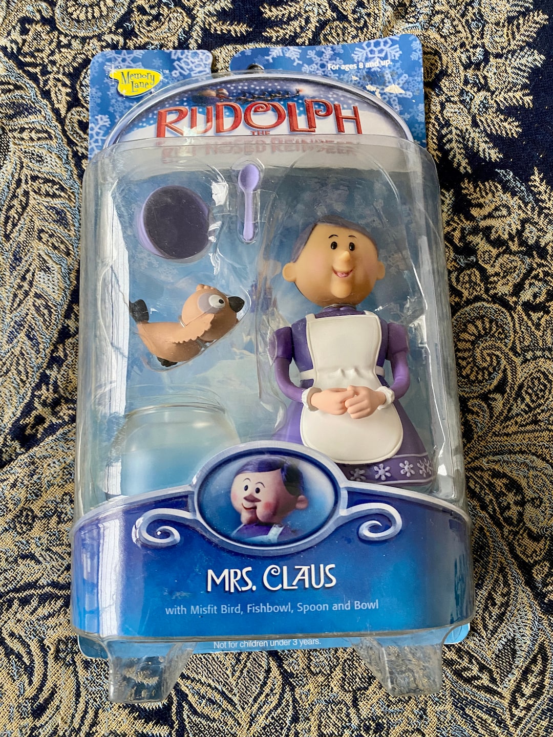 Vintage Memory Lane Mrs Claus Rudolph the Red Nosed Reindeer Figure ...