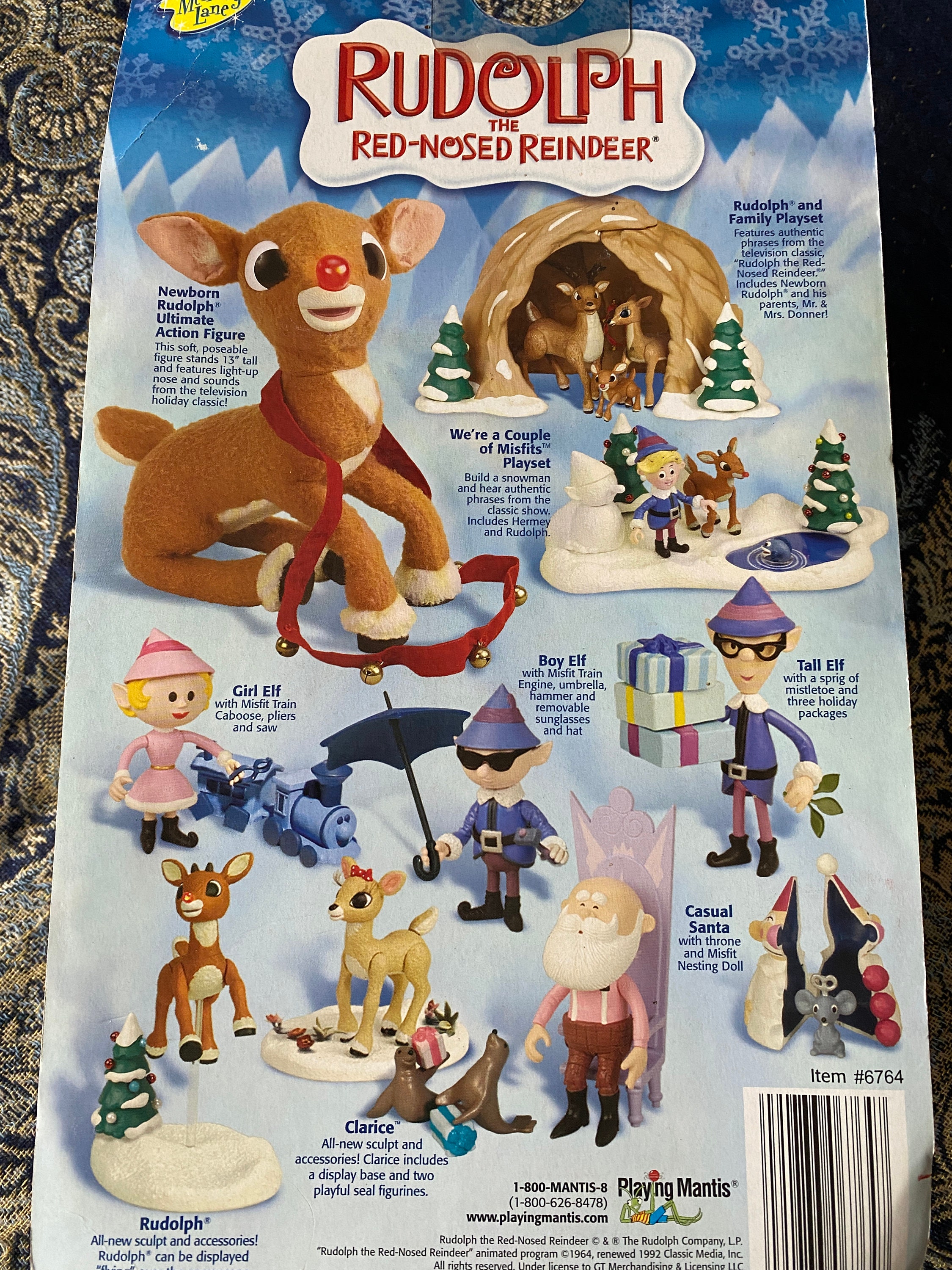 Vintage Memory Lane Mrs Claus Rudolph the Red Nosed Reindeer