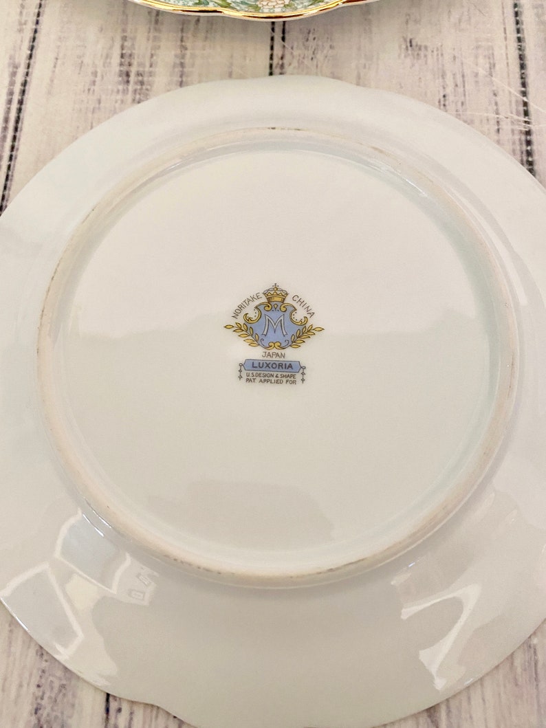Noritake Luxoria Dessert Tea Plates Set of Four Two Sets Etsy