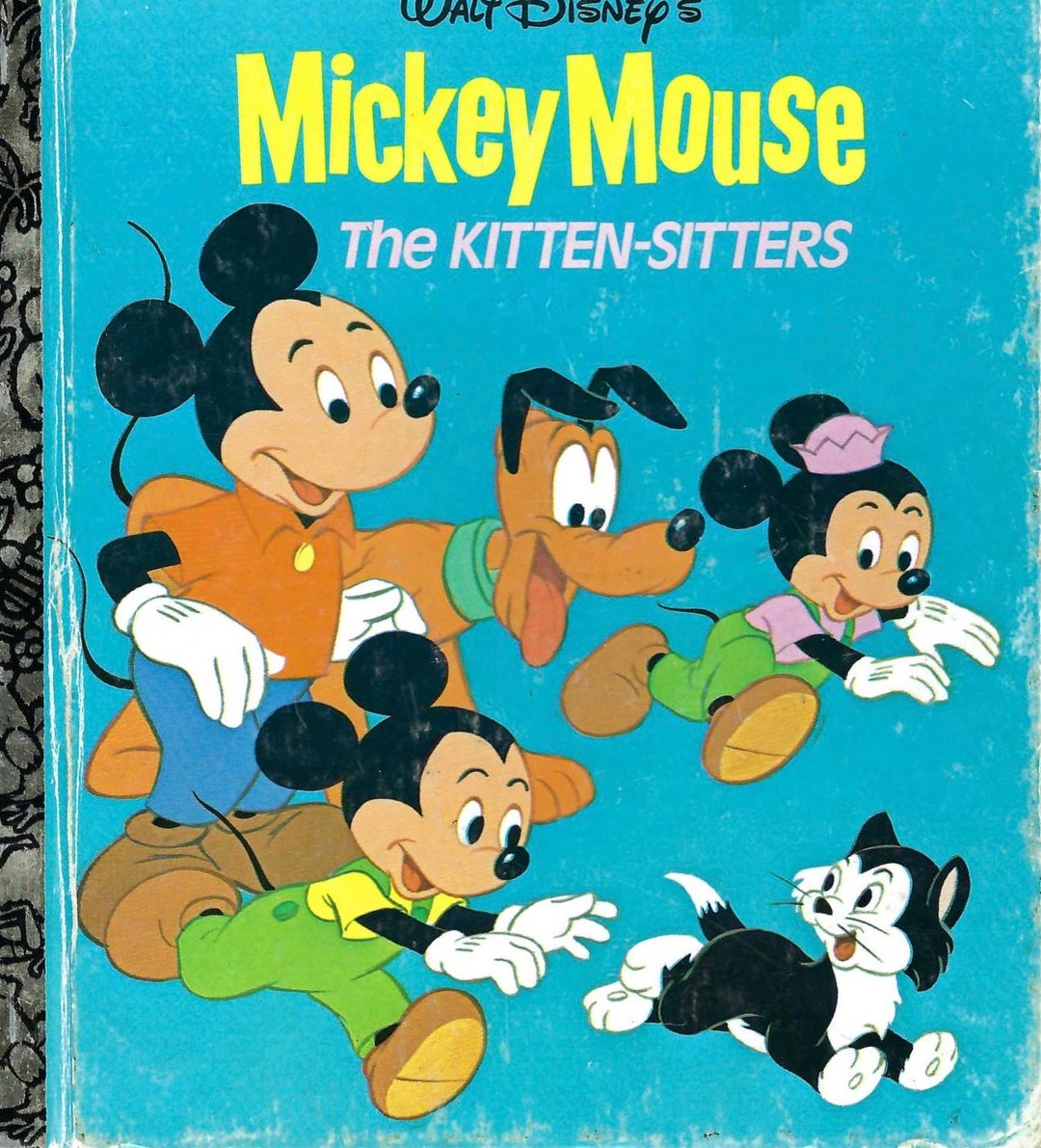 Walt Disney's Mickey Mouse the Kitten Sitters Little Golden Book ...