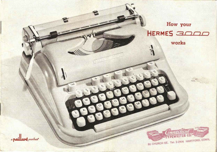 Hermes 3000 typewriter - Etsy 日本 Hermes 3000 typewriter - Etsy 日本